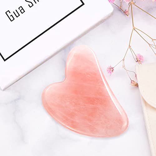 Gua Sha Facial Tool,Natural Stone Jade Roller Guasha Scraping Massage Tool fo...