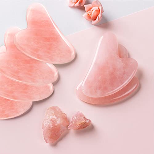 Gua Sha Facial Tool,Natural Stone Jade Roller Guasha Scraping Massage Tool fo...