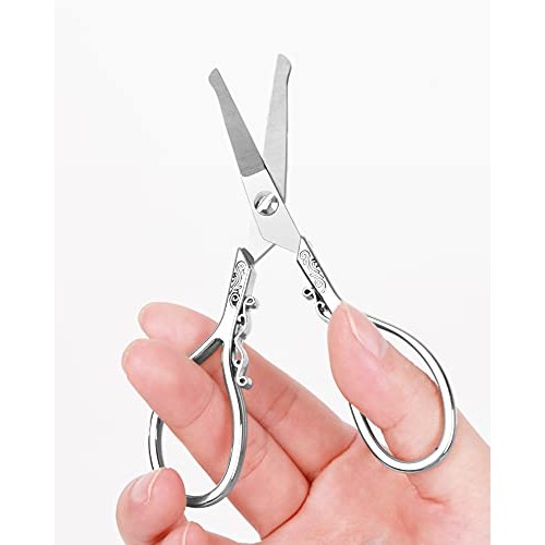 Gemice Premium Manicure Rounded Tip Scissors Multi-purpose Stainless Steel Cu...