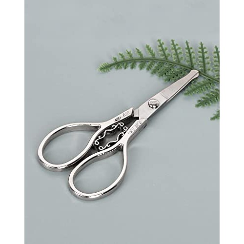 Gemice Premium Manicure Rounded Tip Scissors Multi-purpose Stainless Steel Cu...