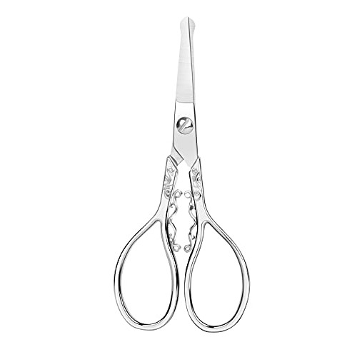 Gemice Premium Manicure Rounded Tip Scissors Multi-purpose Stainless Steel Cu...