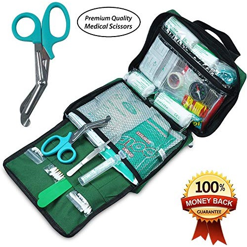 210 Piece First Aid Kit- Emergency kit - Reflective Design - Includes Eyewash...