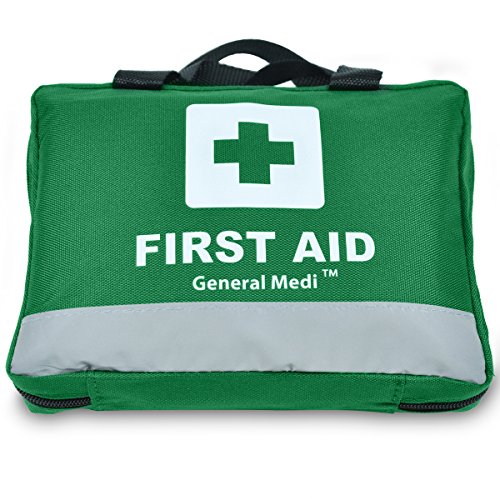 210 Piece First Aid Kit- Emergency kit - Reflective Design - Includes Eyewash...