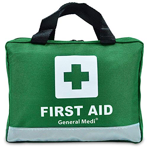 210 Piece First Aid Kit- Emergency kit - Reflective Design - Includes Eyewash...