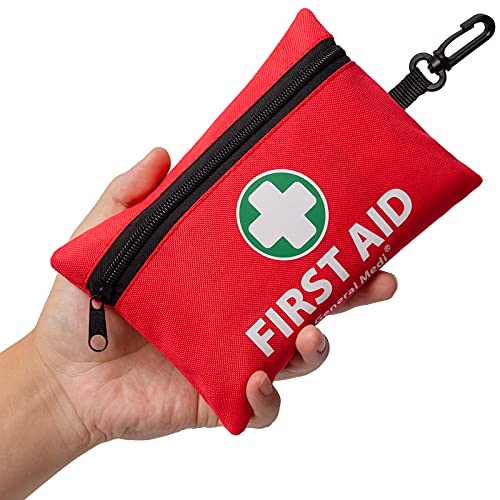 Mini First Aid Kit, 110 Pieces Small First Aid Kit - Includes Emergency Foil ...