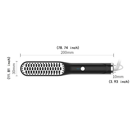 Beard Straightener, Hair Straightener Brush, Anion Beard Straightening Comb, ...