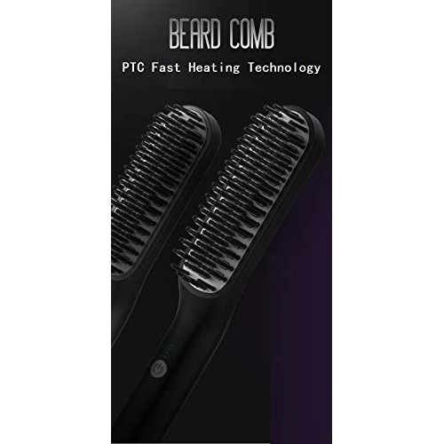 Beard Straightener, Hair Straightener Brush, Anion Beard Straightening Comb, ...