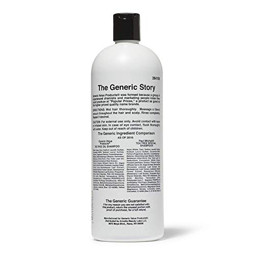 Generic Value Products Tea Tree Oil Shampoo Compare to Tea Tree Special Shamp...
