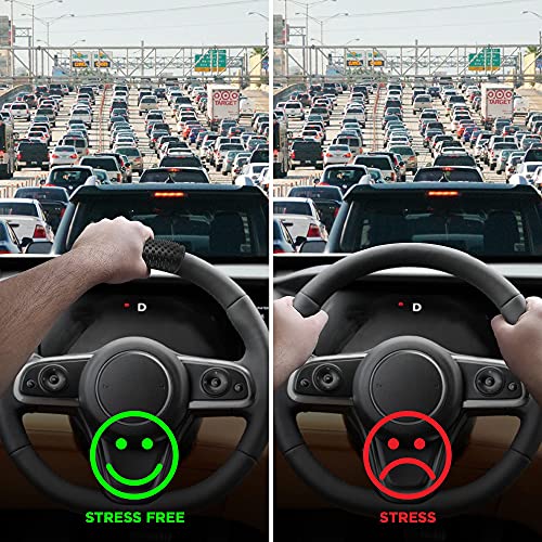 ACUWHEEL Acupressure Hand Massager Steering Wheel Grip - Traffic Stress Relief