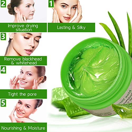 Aloe Vera Peel Off Blackhead Remover Mask - Peel Off Face Masks Whitehead Rem...