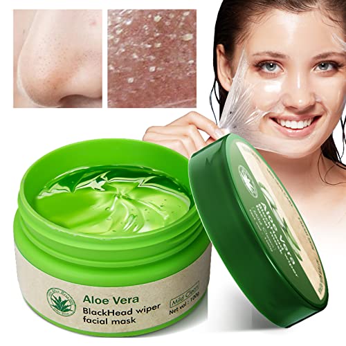 Aloe Vera Peel Off Blackhead Remover Mask - Peel Off Face Masks Whitehead Rem...
