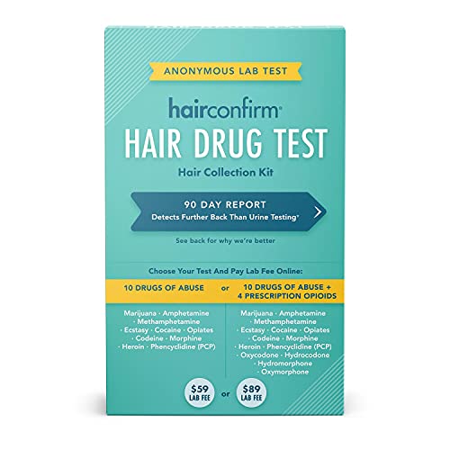 Anonymous lab Test Hair Drug Test Hair Collection kit 90 Day Report detects F...