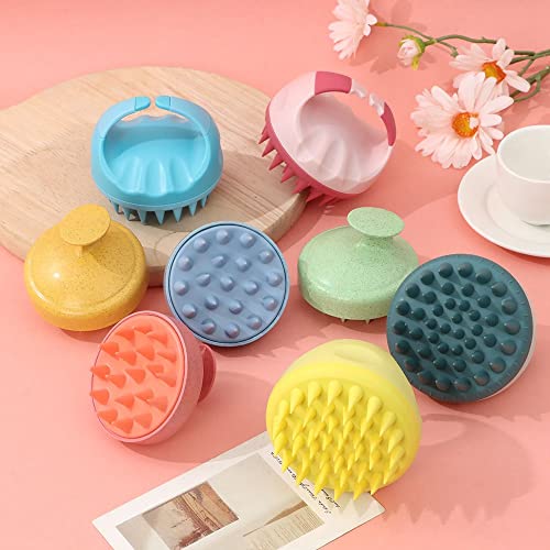 Bath Care Hair Root Spa Scalp Shower Brush Scalp Massage Comb Silicone Head B...