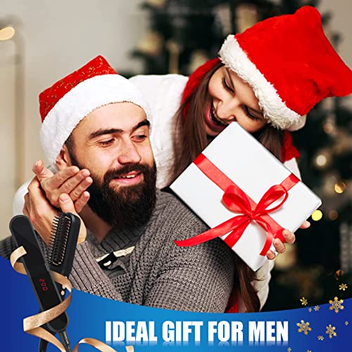 Beard Straightener for Men - Multifunctional Electric Heated Beard Straighten...
