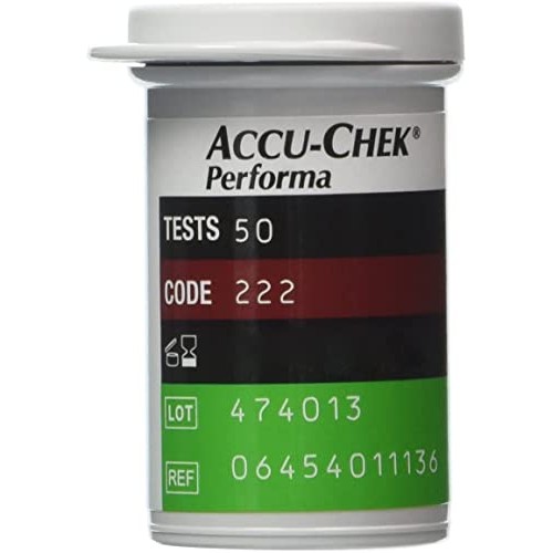 Blood Glucose Test Strips, 50 Strips for Accu-Chek Performa 50 Count (Pack of 1)
