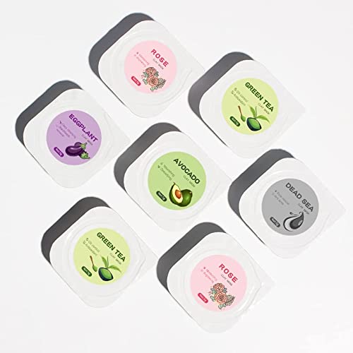 Clay Mask Pods with Facial Brush Skin Care Set| Natural Skin Care Kit| Deep C...