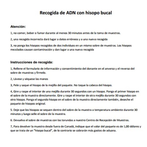 Cousin DNA Test Kit (Personal use only, Results in 1-3 Days, All lab fees Inc...