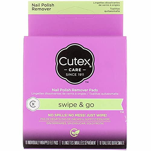 Cutex Swipe and Go Nail Polish Remover Pads (Pack of 2)