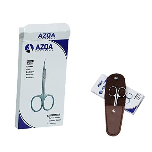 Cuticle scissors extra fine curved blade- nail scissor curved multipurpose sm...