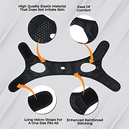 Dysnosis Chin Strap - Chin Strap for Cpap Users - Cpap Chin Strap for Men and...