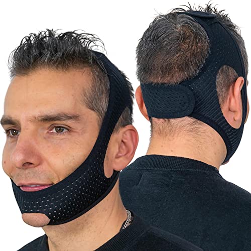 Dysnosis Chin Strap - Chin Strap for Cpap Users - Cpap Chin Strap for Men and...
