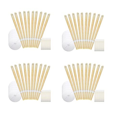 Ear Wax Removal Set of 40 Hearing Massager Heared Earwax Candles Tool Earwax ...