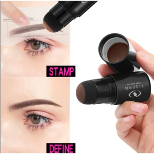 Eyebrow Stamp Stencil Kit: Eyebrow Stamp, Brow Soap, Eyebrow Razor, 6 Stencil...