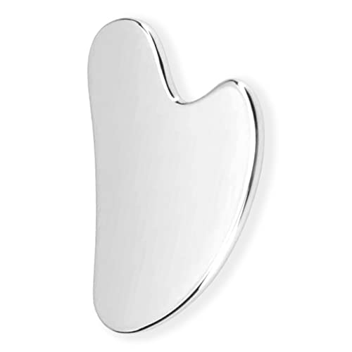 Gua Sha Massage Tool Stainless Steel Shaving Board Chin and Neck Shaving Mass...