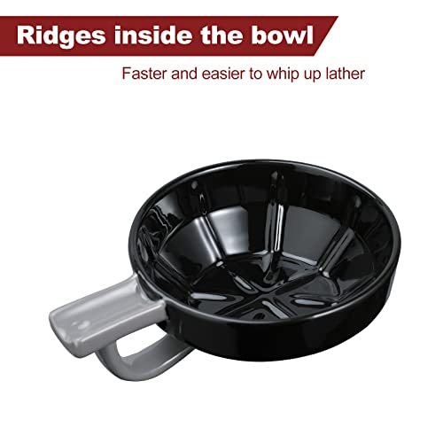 LEAVEBEN Shaving Bowl, Ceramic Shaving Mug for Shave Soap and Cream, Shaving ...