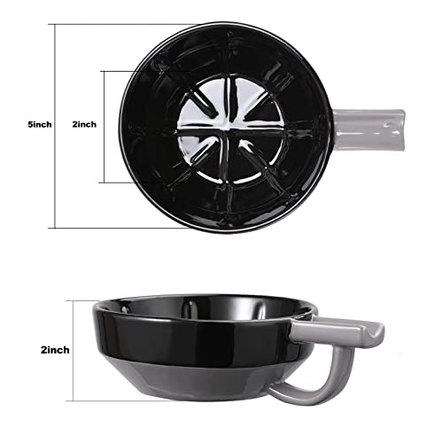 LEAVEBEN Shaving Bowl, Ceramic Shaving Mug for Shave Soap and Cream, Shaving ...