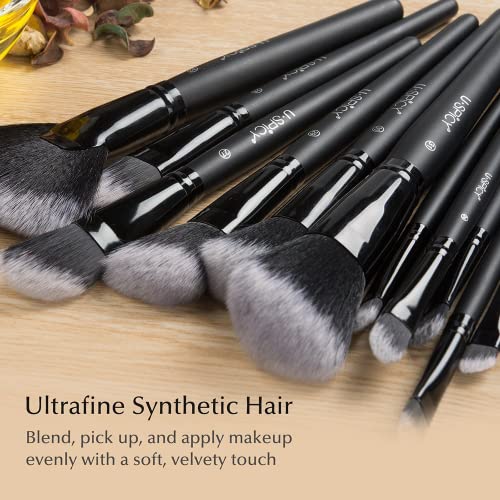 Makeup Brushes, 32 Pcs Premium Synthetic Professional Makeup Brushe Set Essen...