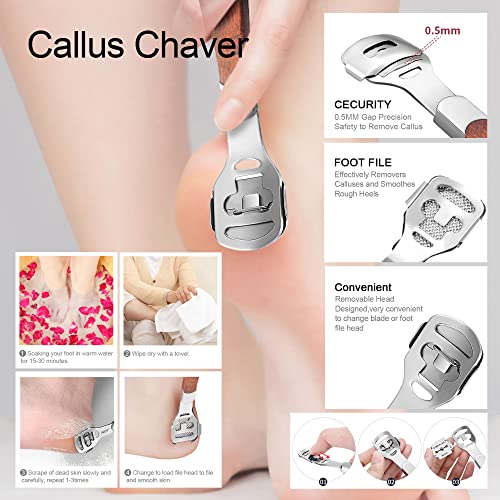 Manicure Set Professional Pedicure Kit,Pedicure Tools,Thick Toenail Clippers,...