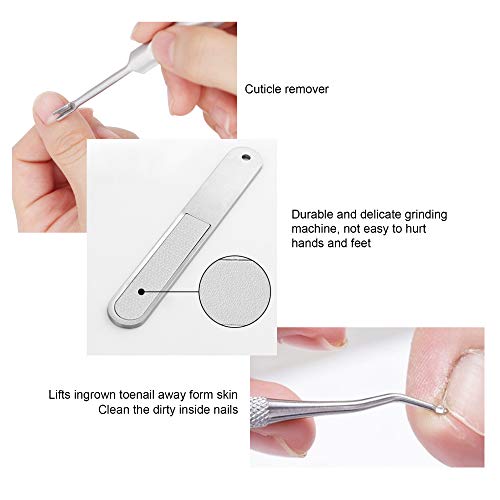 Manicure Set Professional Pedicure Kit,Pedicure Tools,Thick Toenail Clippers,...