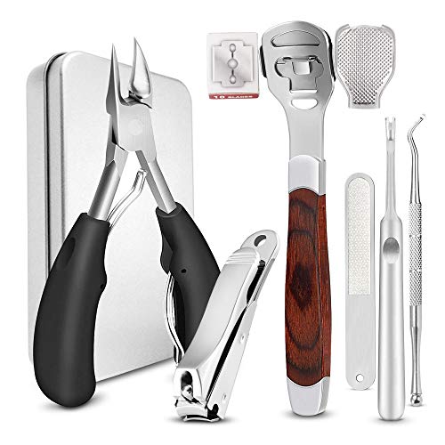 Manicure Set Professional Pedicure Kit,Pedicure Tools,Thick Toenail Clippers,...