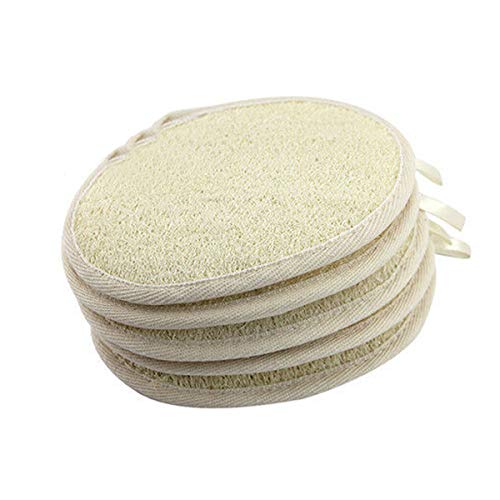 Natural Loofah Sponge Exfoliating, Bath Exfoliating Loofah Pads Natural Luffa...