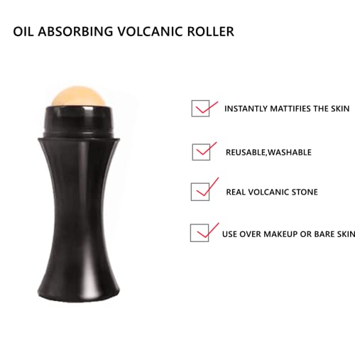 Oil Absorbing Volcanic Roller,oil control anytime and anywhere, for Facial Oi...