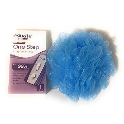 Pregnancy Test with Bath Loofa