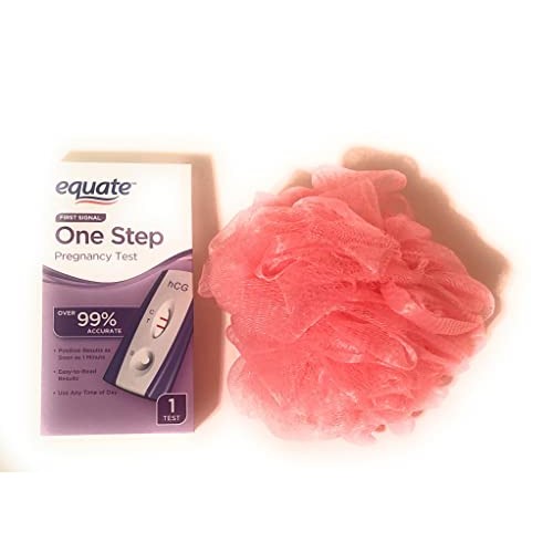 Pregnancy Test with Bath Loofa