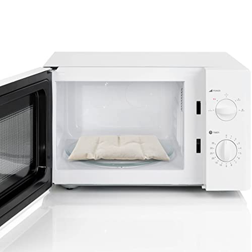 SAREDO Eye Pillow - Weighted Eye Mask with Cotton Cover, Lavender Buds, Flax ...