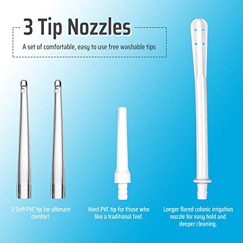 Silicone Enema Kit | Clear Non-Toxic Bag | Reusable Coffee and Water Colon Cl...