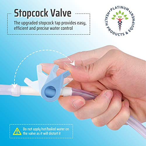 Silicone Enema Kit | Clear Non-Toxic Bag | Reusable Coffee and Water Colon Cl...