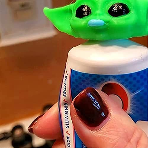 *SMALLWOODS TS* 2022 New G-rogu Toothpaste Topper,Y-oda Baby Toothpaste Cap,Y...