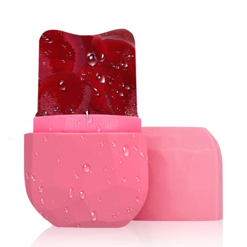 Upgraded Ice Roller for Face and Eye, Silicone Face Ice Mold Gua Sha Face Ice...