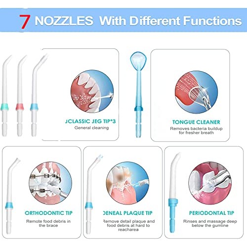 Water Dental Flosser, Oral Irrigator for Teeth/Braces,10 Pressure Levels Wate...