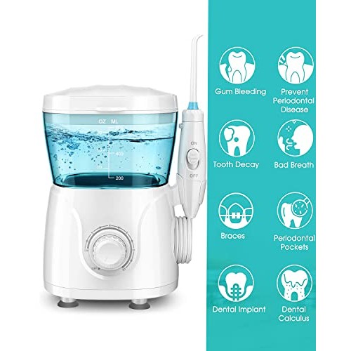 Water Dental Flosser, Oral Irrigator for Teeth/Braces,10 Pressure Levels Wate...