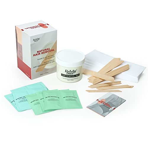 Waxing Kit Sugar Wax Set,100% Natural Hair Remover Soft Sugar Paste For All S...