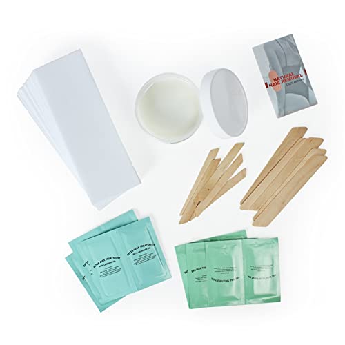 Waxing Kit Sugar Wax Set,100% Natural Hair Remover Soft Sugar Paste For All S...