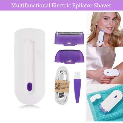 Women Laser Rechargeable Epilator Remover Smooth Touch Hair Removal Instant P...