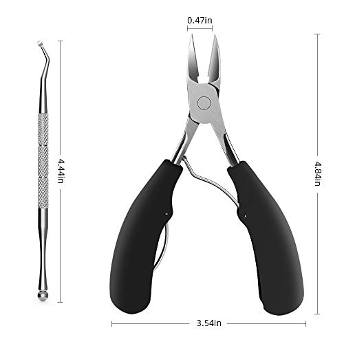 Toenail Clippers, Toenails Trimmer for Ingrown or Thick Nails, Easy Grip Hand...