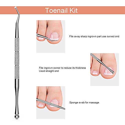 Toenail Clippers, Toenails Trimmer for Ingrown or Thick Nails, Easy Grip Hand...